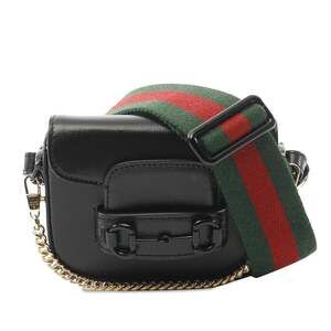 Gucci Horsebit Shoulder Bag Leather #214962G15B